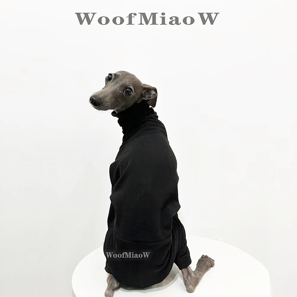 Italian Greyhound Hound Four-Legged Clothes Fashionable Multicolor Soft Comfortable Elastic Pure Color dog clothes