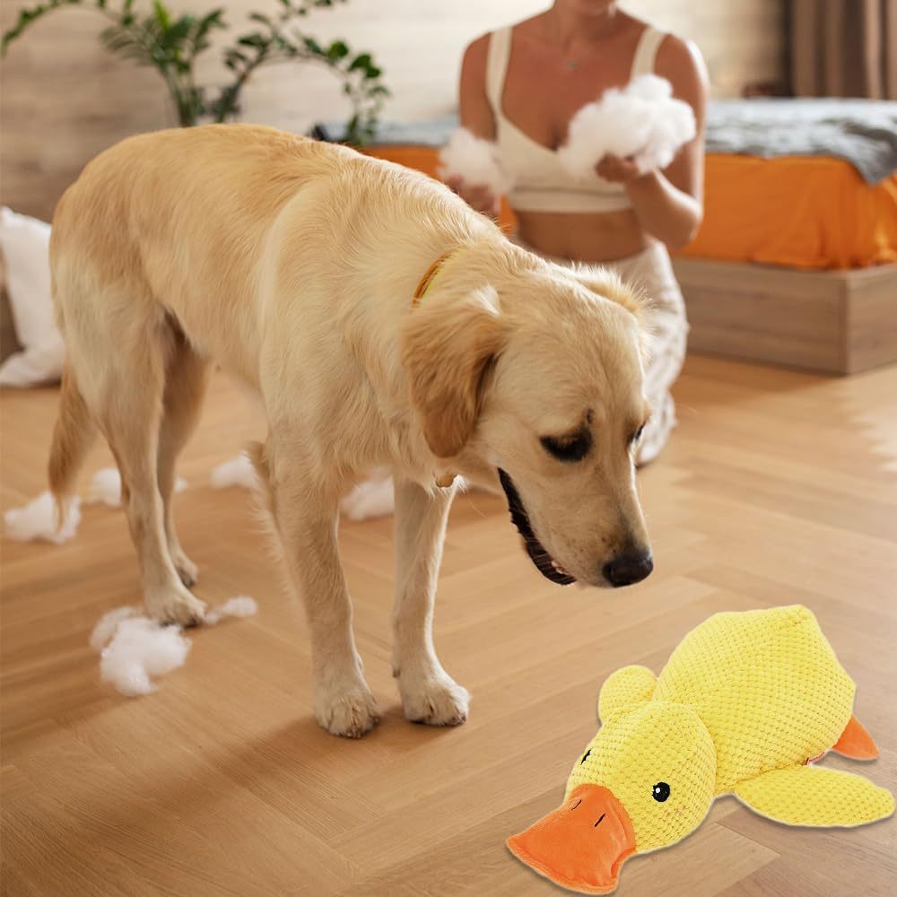 No-stuffing duck chew toy