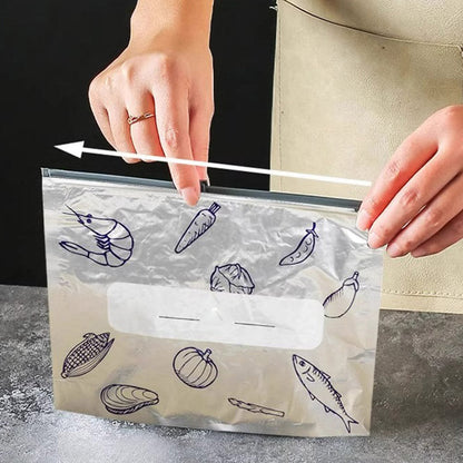 🔥Global bestseller🍗 Limited time offer! Buy 3 get 2 free🥦Reusable Aluminum Foil Sealable Storage Bags