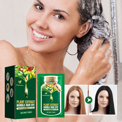 🌿Summer Hot Sale🌿Plant Extract Hair Care Bubble Dye Cream