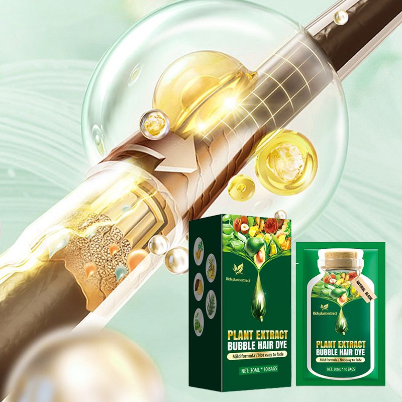 🌿Summer Hot Sale🌿Plant Extract Hair Care Bubble Dye Cream
