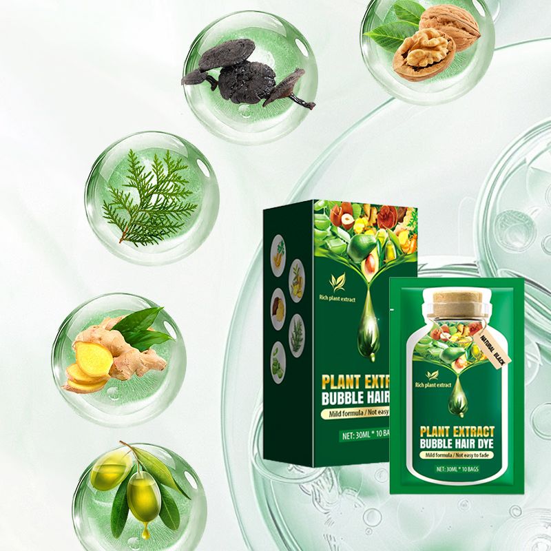 🌿Summer Hot Sale🌿Plant Extract Hair Care Bubble Dye Cream