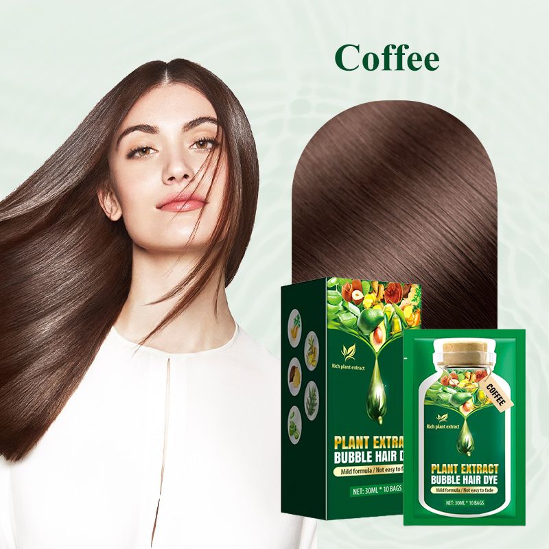 🌿Summer Hot Sale🌿Plant Extract Hair Care Bubble Dye Cream