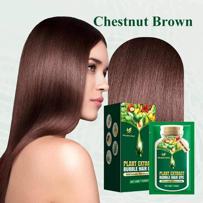 🌿Summer Hot Sale🌿Plant Extract Hair Care Bubble Dye Cream