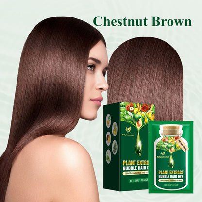🌿Summer Hot Sale🌿Plant Extract Hair Care Bubble Dye Cream