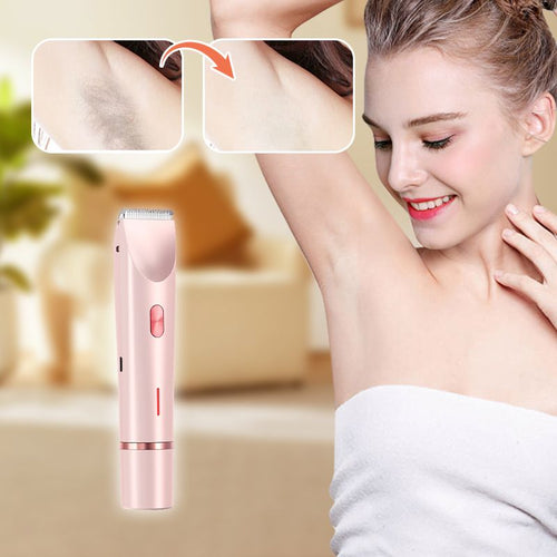 💥BUY 2 discount 10%💥✨【Dual-Head Epilator】IPX7 Waterproof - Hair Removal & Trimming | 21-Day Silky Skin 🦵 💎 Cordless Design | 🌿 Hypoallergenic | 🚚 Free UK Delivery