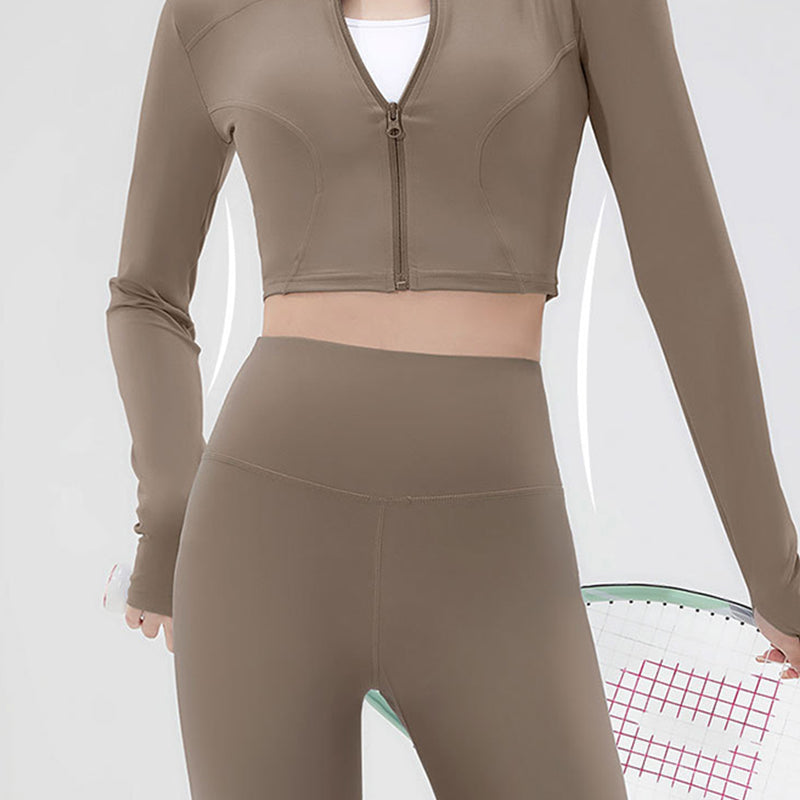 Skinny Quick-Drying High-Waist Bell-Bottomed Yoga Pants