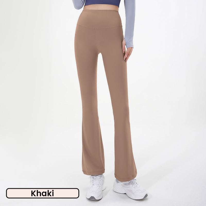 Skinny Quick-Drying High-Waist Bell-Bottomed Yoga Pants