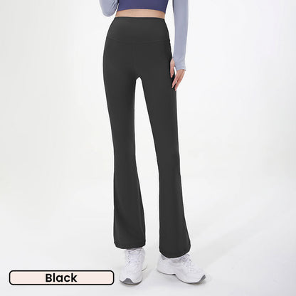 Skinny Quick-Drying High-Waist Bell-Bottomed Yoga Pants