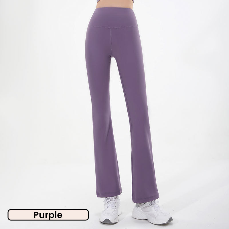 Skinny Quick-Drying High-Waist Bell-Bottomed Yoga Pants