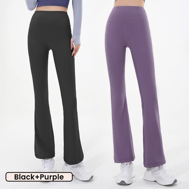 Skinny Quick-Drying High-Waist Bell-Bottomed Yoga Pants