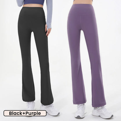 Skinny Quick-Drying High-Waist Bell-Bottomed Yoga Pants