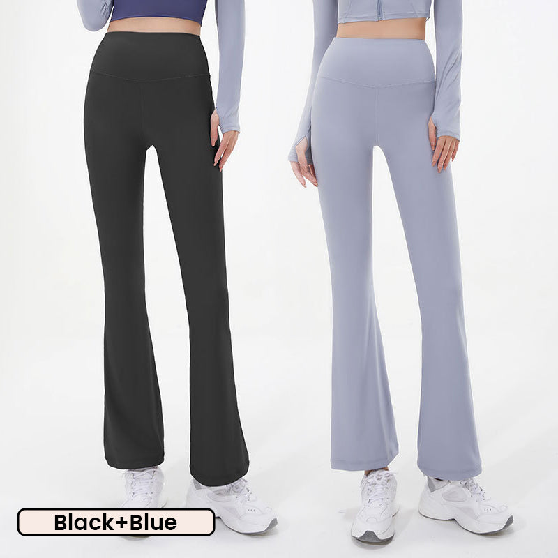 Skinny Quick-Drying High-Waist Bell-Bottomed Yoga Pants