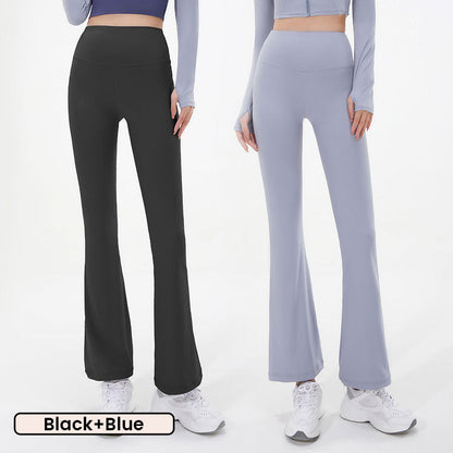 Skinny Quick-Drying High-Waist Bell-Bottomed Yoga Pants