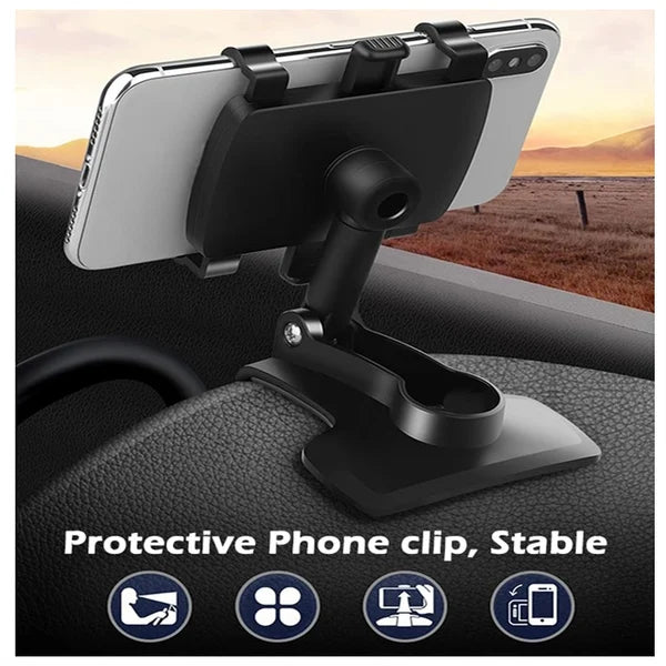 🔥LAST DAY -BUY 2 GET 1 FREE🔥Multifunctional Dashboard Clip-on Car Phone Holder