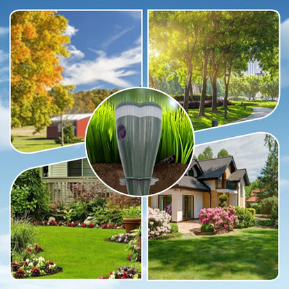 🎉This week's Special Sales - 50% OFF☘️Solar Powered Waterproof Screw Mole Repellent