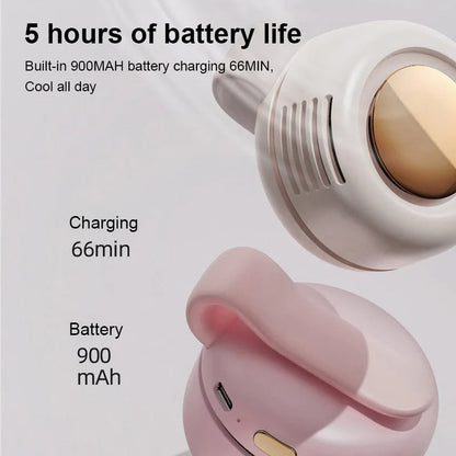 🎁Summer Big Sale-50% OFF⏳Small Whirlwind Clip Waist Neck Fan