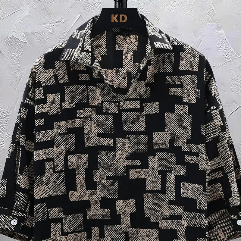 Men's Fashion Comfortable Short Sleeve Top & Shorts Two Piece Set