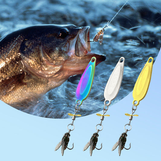 🎁2025 Hot Sale 50% OFF💪🎣Innovative design - metal propeller fly false bait hook