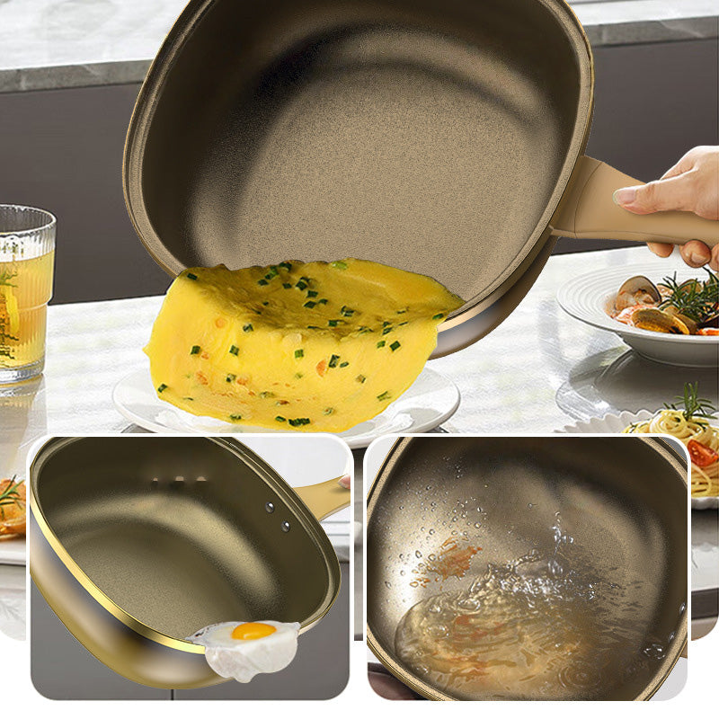12in Titanium Alloy Non-Stick Pot with Lid