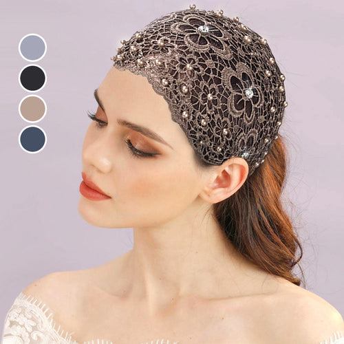 🌞Summer Sale 49% OFF🔥Plum Blossom Hollow Beaded Wide Headband