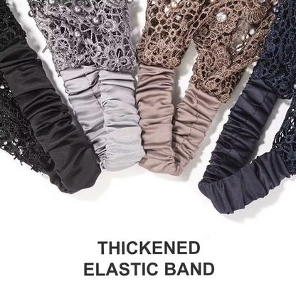 🌞Summer Sale 49% OFF🔥Plum Blossom Hollow Beaded Wide Headband