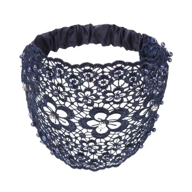 🌞Summer Sale 49% OFF🔥Plum Blossom Hollow Beaded Wide Headband