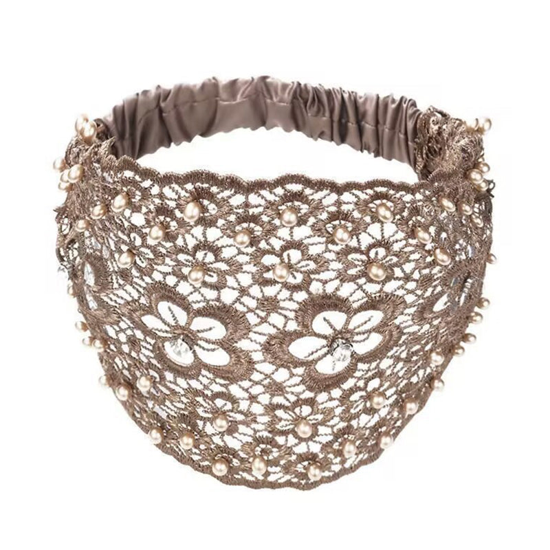🌞Summer Sale 49% OFF🔥Plum Blossom Hollow Beaded Wide Headband