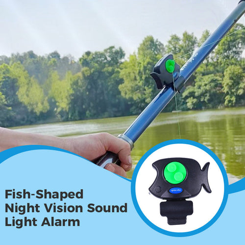 Fish-Shaped Night Vision Sound & Light Alarm