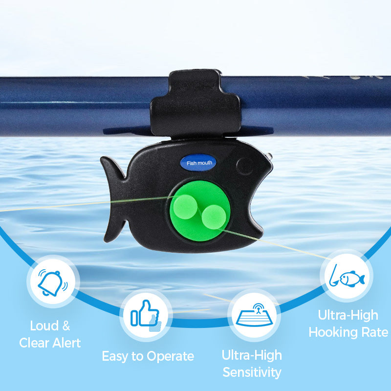 Fish-Shaped Night Vision Sound & Light Alarm