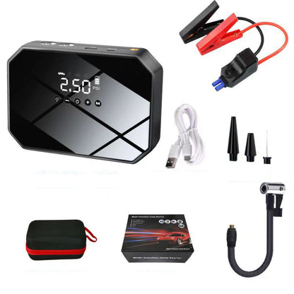 All-in-One Car Emergency Starting Power Supply & Inflatable Pump Set