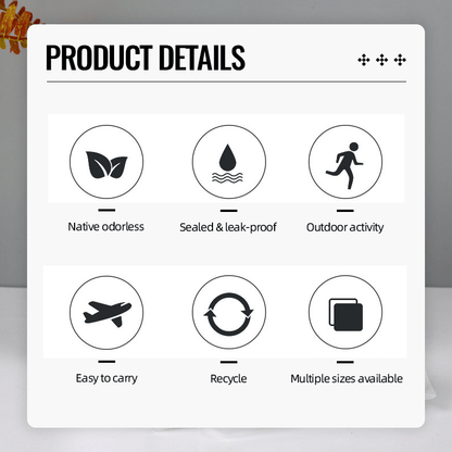 (🌷Summer SALE 49% OFF ) Portable Travel Fluid Makeup Packing Bag(10 Pcs）