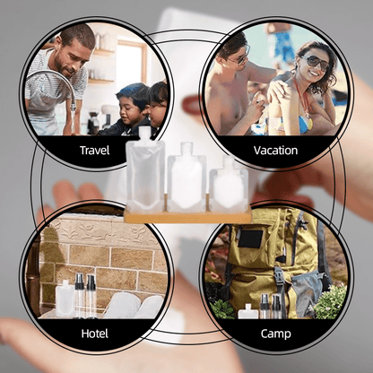 (🌷Summer SALE 49% OFF ) Portable Travel Fluid Makeup Packing Bag(10 Pcs）