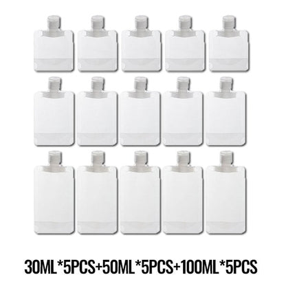 (🌷Summer SALE 49% OFF ) Portable Travel Fluid Makeup Packing Bag(10 Pcs）