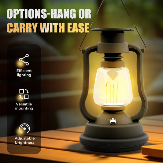 Solar Outdoor Camping Horse Lam