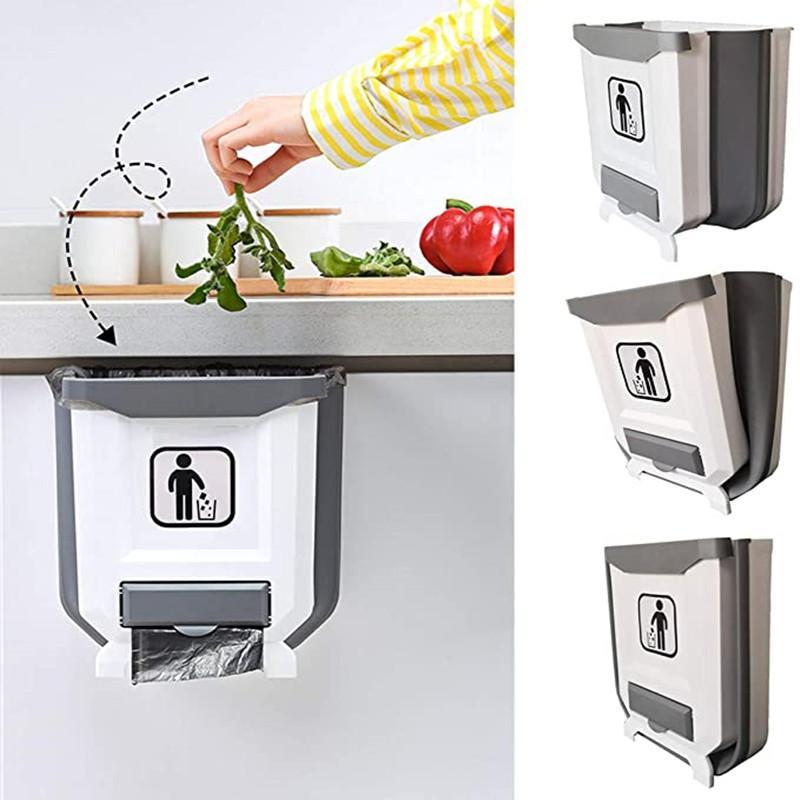 Foldable Kitchen Cabinet Trash Can