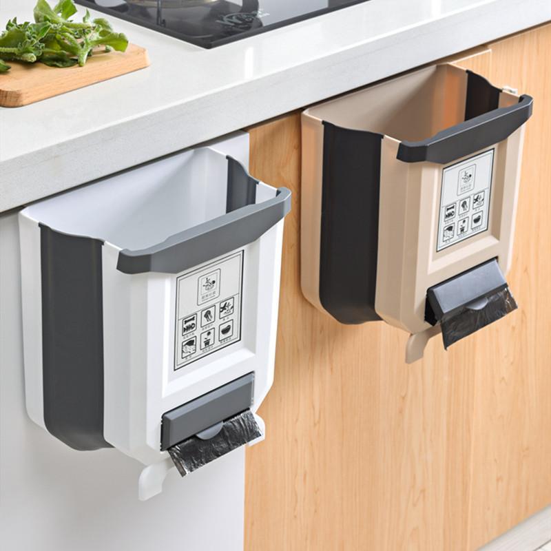 Foldable Kitchen Cabinet Trash Can