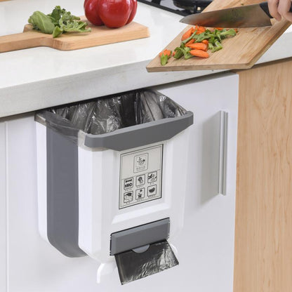 Foldable Kitchen Cabinet Trash Can