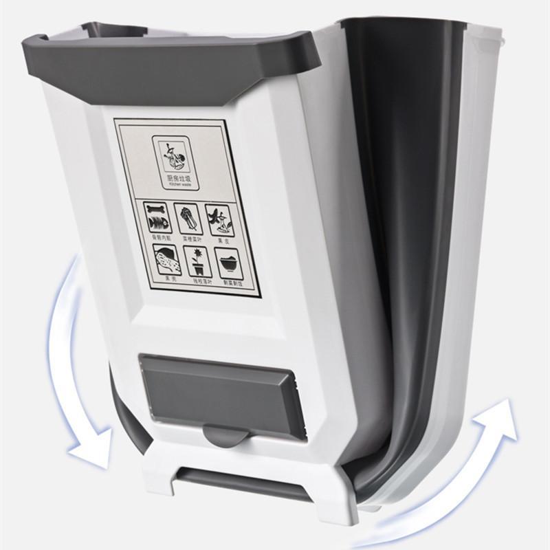Foldable Kitchen Cabinet Trash Can