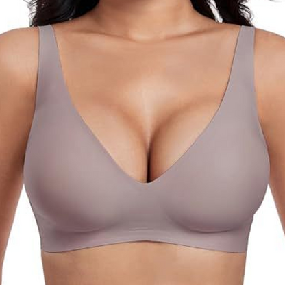 🍃Summer Hot Sale 49% OFF⏰Deep V Plunge Push-up Wirefree Seamless Jelly Bra