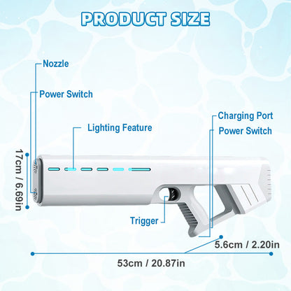 High-Capacity Automatic Water-Suction Electric Water Blaster Toy
