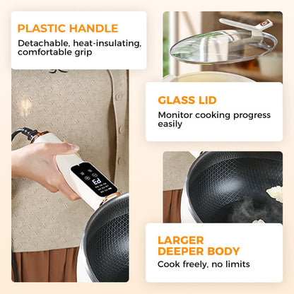 🍳Non-stick Electric Wok for Cooking