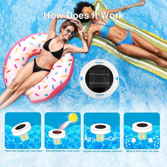 Solar Pool Ionizer For Crystal Clear Water