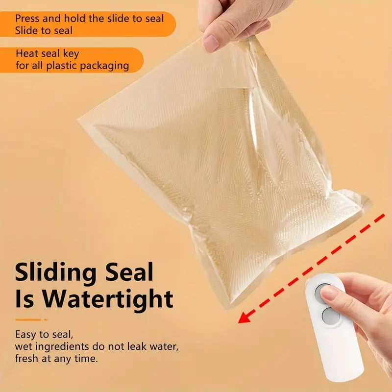 💥Mini Sealer Small Household Hand Pressure Sealer Portable Snack Plastic Bag Heat Sealing Machine