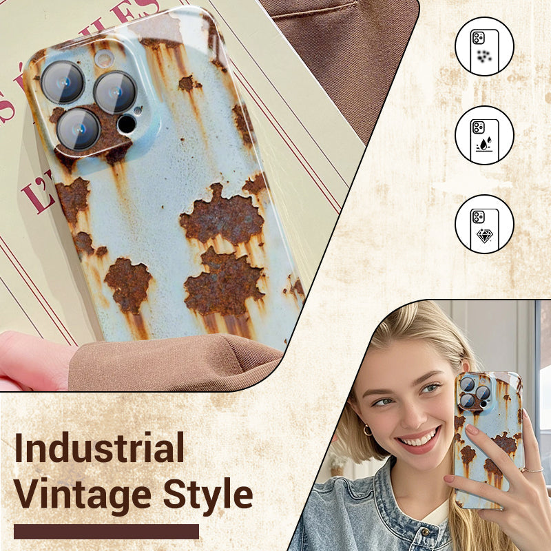 🔥2025 NEW ARRIVAL 🔩Vintage Rust Hard Case For iPhone🔥