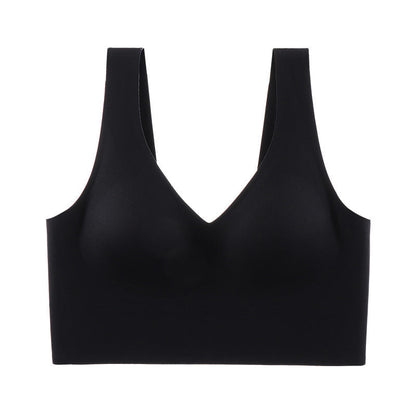 Plus Size Women’s Wireless V-Neck Tank Bra