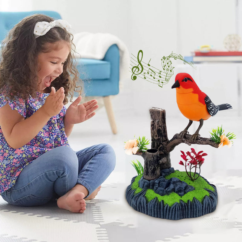 💗LAST DAY PROMOTION - 50%OFF💗Voice-Activated Chirping Bird Interactive Toy