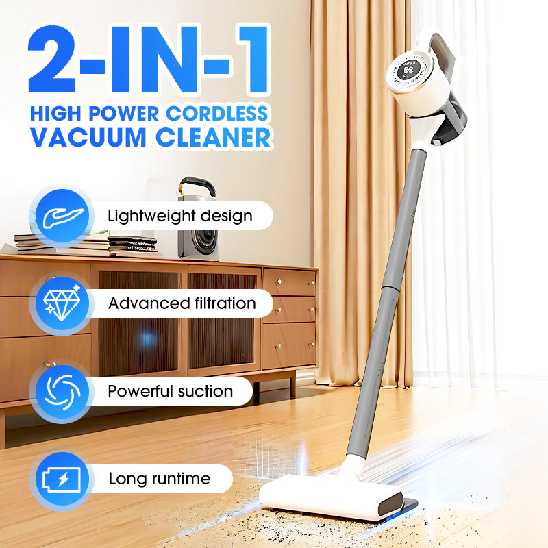 🔥49% OFF🔥2-in-1 High Power Cordless Vacuum Cleaner