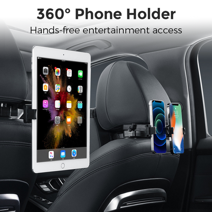 Adjustable U-Shaped Car Headrest Pillow