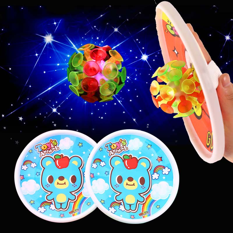 Glowing Suction Ball Play Set for Kids